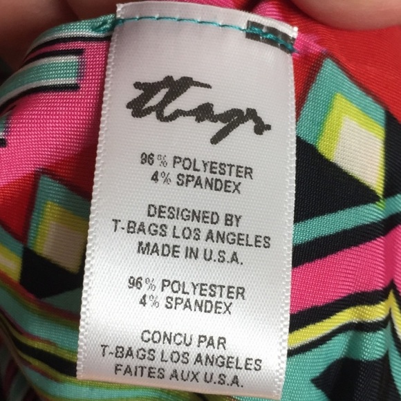 T Bags Los Angeles Printed Kimono Romper XS - Picture 4 of 11